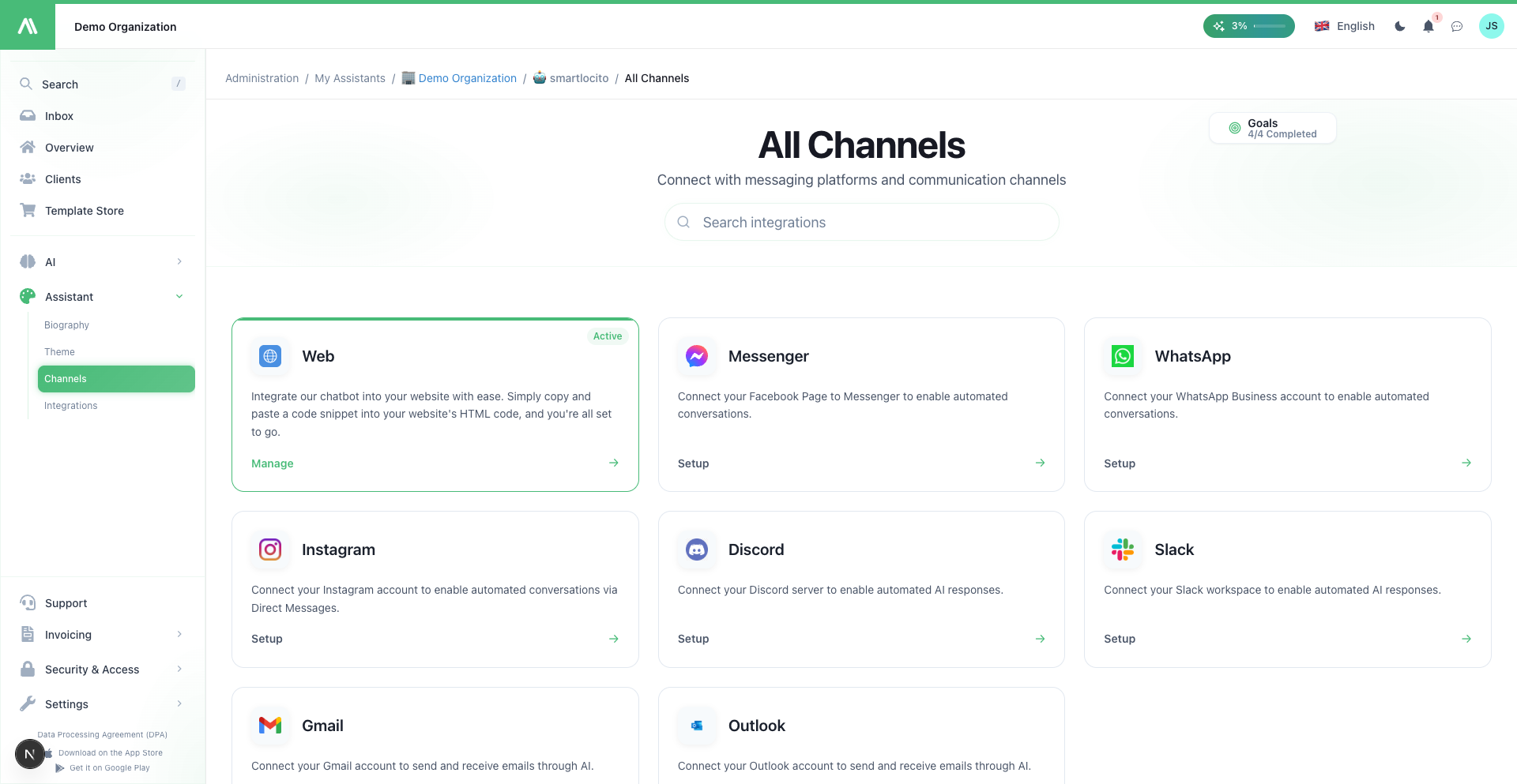 Unified multichannel inbox
